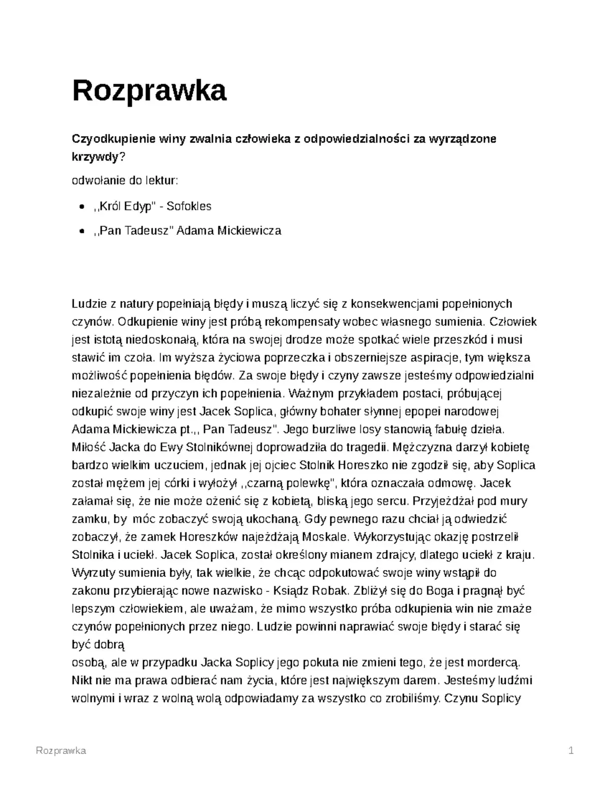 Zdjęcie Czy Jacek Soplica odkupił swoje winy? Analiza jego moralnych dylematów